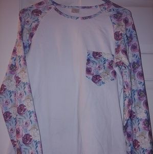 Buttery soft flowered shirt